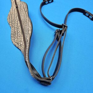 Castillo 6×12 Chocolate Brown Leather & Sand Bullhide - Image 18