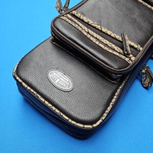 Castillo 6×12 Chocolate Brown Leather & Sand Bullhide - Image 25