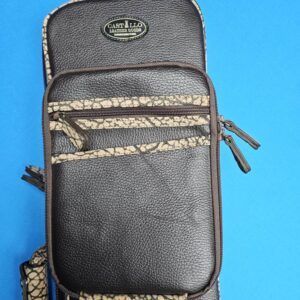 Castillo 6×12 Chocolate Brown Leather & Sand Bullhide - Image 30