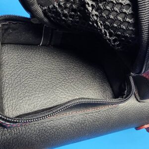 Castillo 4×8 All Leather Black with Wine - Image 10