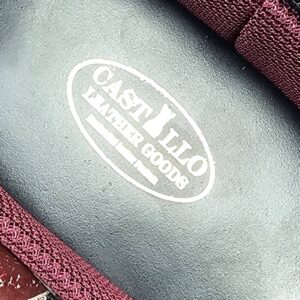 Castillo 4×8 All Leather Black with Wine - Image 3