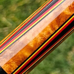 Leon "Sly" Amboyna Custom Cue - Image 5