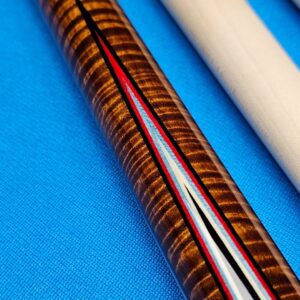 Leon "Sly" Roasted Curly Maple Cue - Image 7