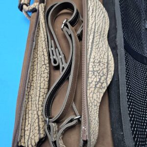 Castillo 6×12 Brown Nubuck Leather & Sand Bullhide - Image 15