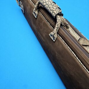 Castillo 6×12 Brown Nubuck Leather & Sand Bullhide - Image 17