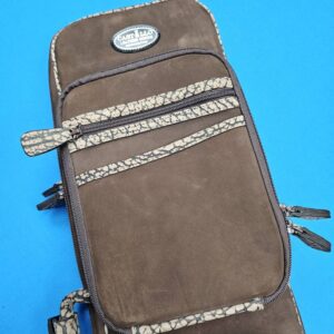 Castillo 6×12 Brown Nubuck Leather & Sand Bullhide - Image 26