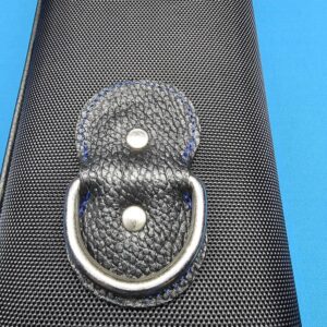 Castillo 3×5 Black Nylon Duro Case w/ Blue Stitching - Image 14