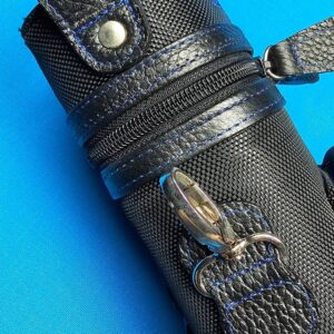 Castillo 3×5 Black Nylon Duro Case w/ Blue Stitching - Image 3