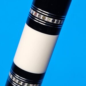 Ed Prewitt 5 Ring Ebony Cue - Image 3