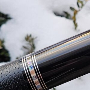 Ed Prewitt 5 Ring Ebony Cue - Image 8