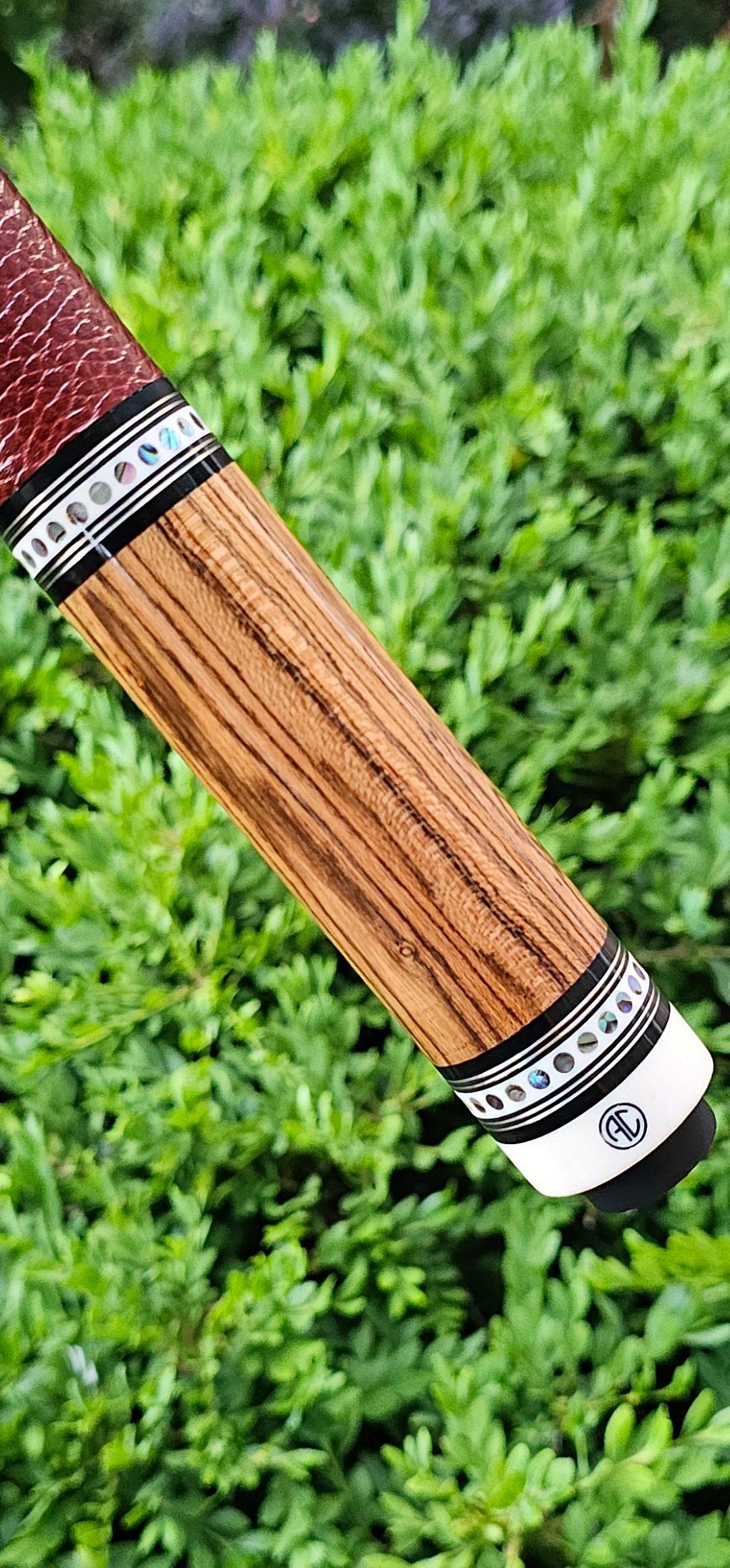 アリエルカーメリー　カスタムキュー Ariel Carmeli Custom Cue – SOLD! - Crossroad Cues