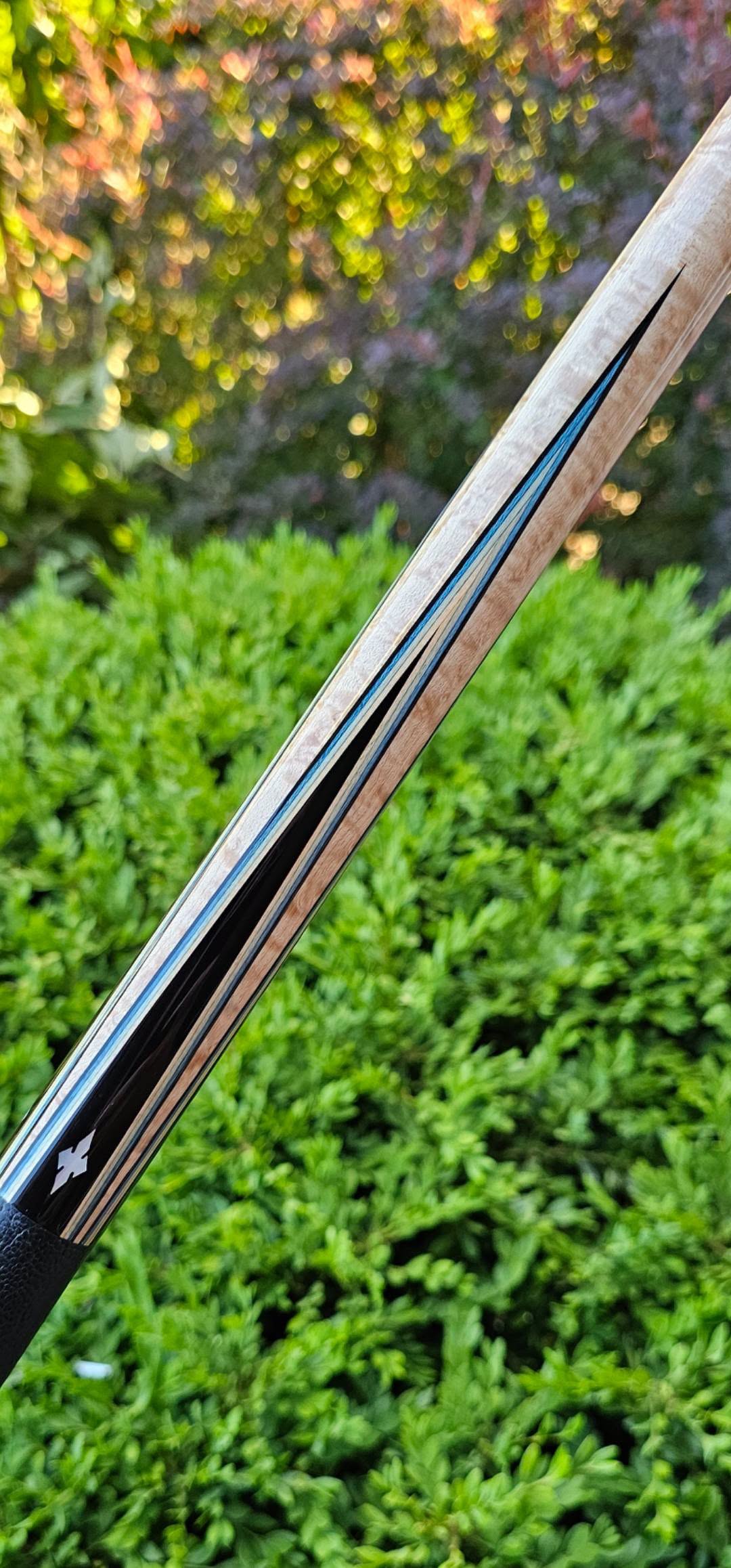 アリエルカーメリー　カスタムキュー Ariel Carmeli Custom Cue – SOLD! - Crossroad Cues