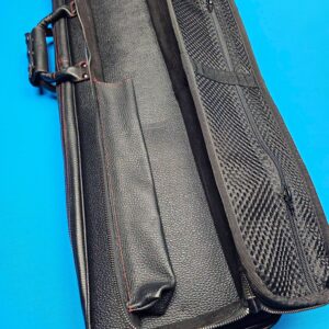 Castillo 6x12 Black Leather & Red Stitching - Image 11