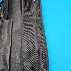 Castillo 6x12 Black Leather & Red Stitching - Image 12