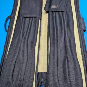 Castillo 6x12 Black Leather & Red Stitching - Image 4