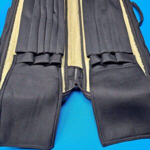 Castillo 6x12 Black Leather & Red Stitching - Image 6