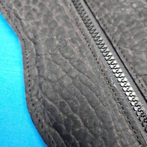 Castillo 6×12 Black Leather w/ Bullhide Pockets & Accents - Image 10