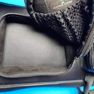 Castillo 6×12 Black Leather w/ Bullhide Pockets & Accents - Image 11