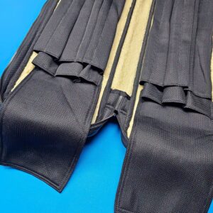 Castillo 6×12 Black Leather w/ Bullhide Pockets & Accents - Image 19