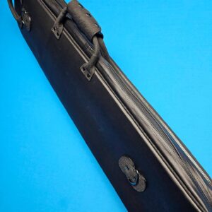 Castillo 6×12 Black Leather w/ Bullhide Pockets & Accents - Image 21