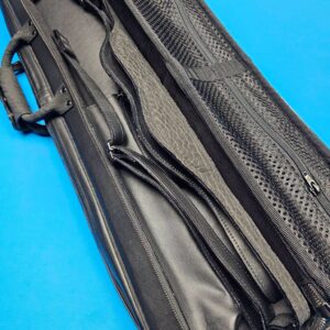 Castillo 6×12 Black Leather w/ Bullhide Pockets & Accents - Image 6