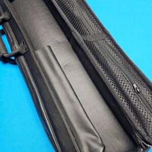 Castillo 6×12 Black Leather w/ Bullhide Pockets & Accents - Image 7