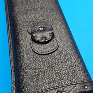 Castillo 3x5 Black Leather & Bullhide - Image 12