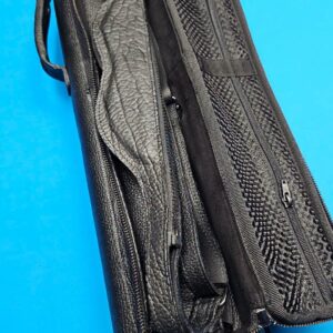 Castillo 3x5 Black Leather & Bullhide - Image 15