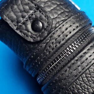 Castillo 3x5 Black Leather & Bullhide - Image 17