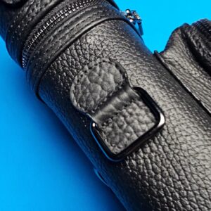 Castillo 3x5 Black Leather & Bullhide - Image 23
