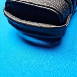 Castillo 3x5 Black Leather & Bullhide - Image 7