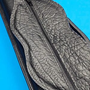 Castillo 3x5 Black Leather & Bullhide - Image 9