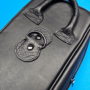 Castillo 4x8 Black Leather w/ Bullhide - Image 12
