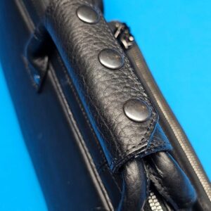 Castillo 4x8 Black Leather w/ Bullhide - Image 6