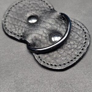 Castillo 4x8 Black Leather w/ Bullhide - Image 9