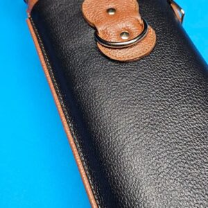 Castillo 2×4 Black & Cognac Leather "Duro Premium" Zip Top - Image 21