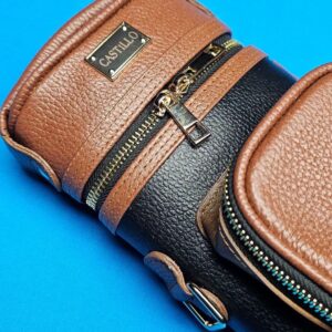 Castillo 2×4 Black & Cognac Leather "Duro Premium" Zip Top - Image 23