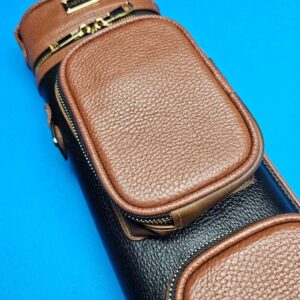 Castillo 2×4 Black & Cognac Leather "Duro Premium" Zip Top - Image 27