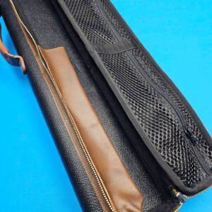 Castillo 2×4 Black & Cognac Leather "Duro Premium" Zip Top - Image 8