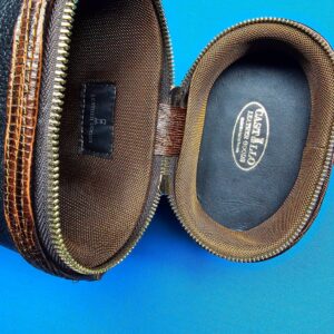 Castillo 4x8 Black Leather & Cognac w/ Lizard - Image 10