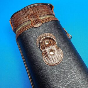 Castillo 4x8 Black Leather & Cognac w/ Lizard - Image 22
