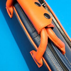 Castillo 4x8 Blue & Orange Leather - Image 12