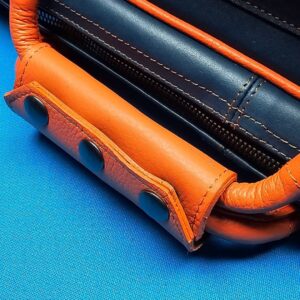 Castillo 4x8 Blue & Orange Leather - Image 16