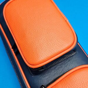 Castillo 4x8 Blue & Orange Leather - Image 19