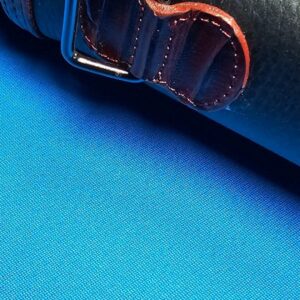 Castillo 3×5 Black Pebbled Leather & Dark Wine w/ Ostrich - Image 10