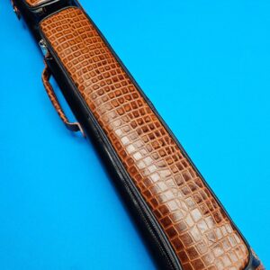 Castillo 3x5 Black Leather w/ Cognac Gator Accents - Image 19