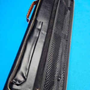 Castillo 3x5 Black Leather w/ Cognac Gator Accents - Image 7