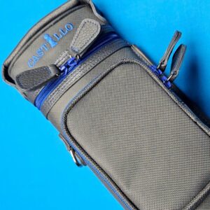 Castillo 2×4 Duro Standard - Gray w/ Blue Stitching