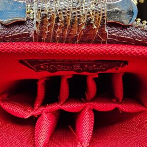 Castillo 3×5 Honey Brown Leather & Chocolate Lizard - Image 11