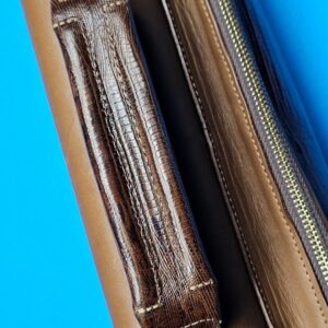 Castillo 3×5 Honey Brown Leather & Chocolate Lizard - Image 12